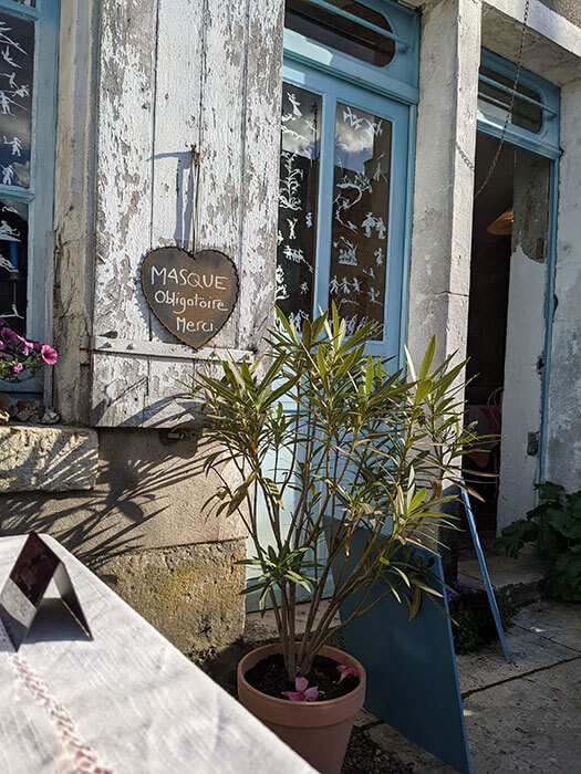 Extérieur du restaurant "la détente gourmande"