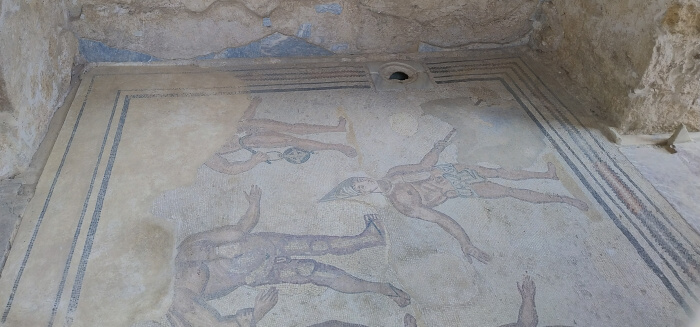 4-Voyages Deci Dela-Villa romaine du Casale-Tepidarium